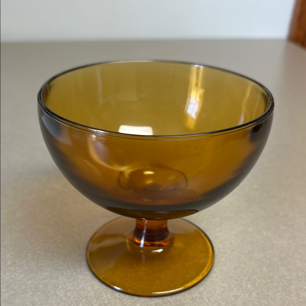 Indiana Glass Amber candy dish